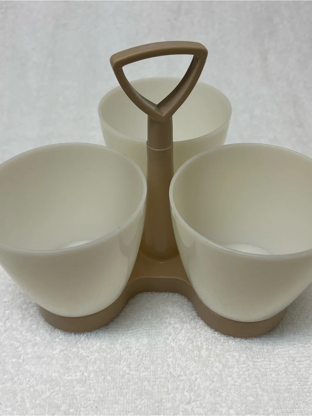 Tupperware Vintage Compartment Serving Condiment Dish Holder Tray